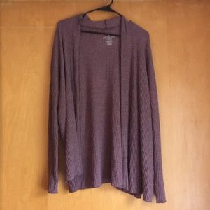 American Eagle Waffle Knit Cardigan